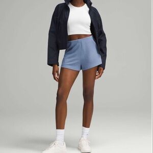Lululemon Ribbed Softstreme High-Rise Short 2"
Oasis Blue size 8 NWT
